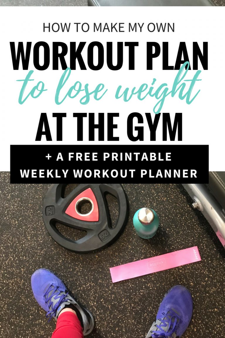 How To Make Your Own Workout Plan Printable The Mermaid With Free Printable Gym Workout