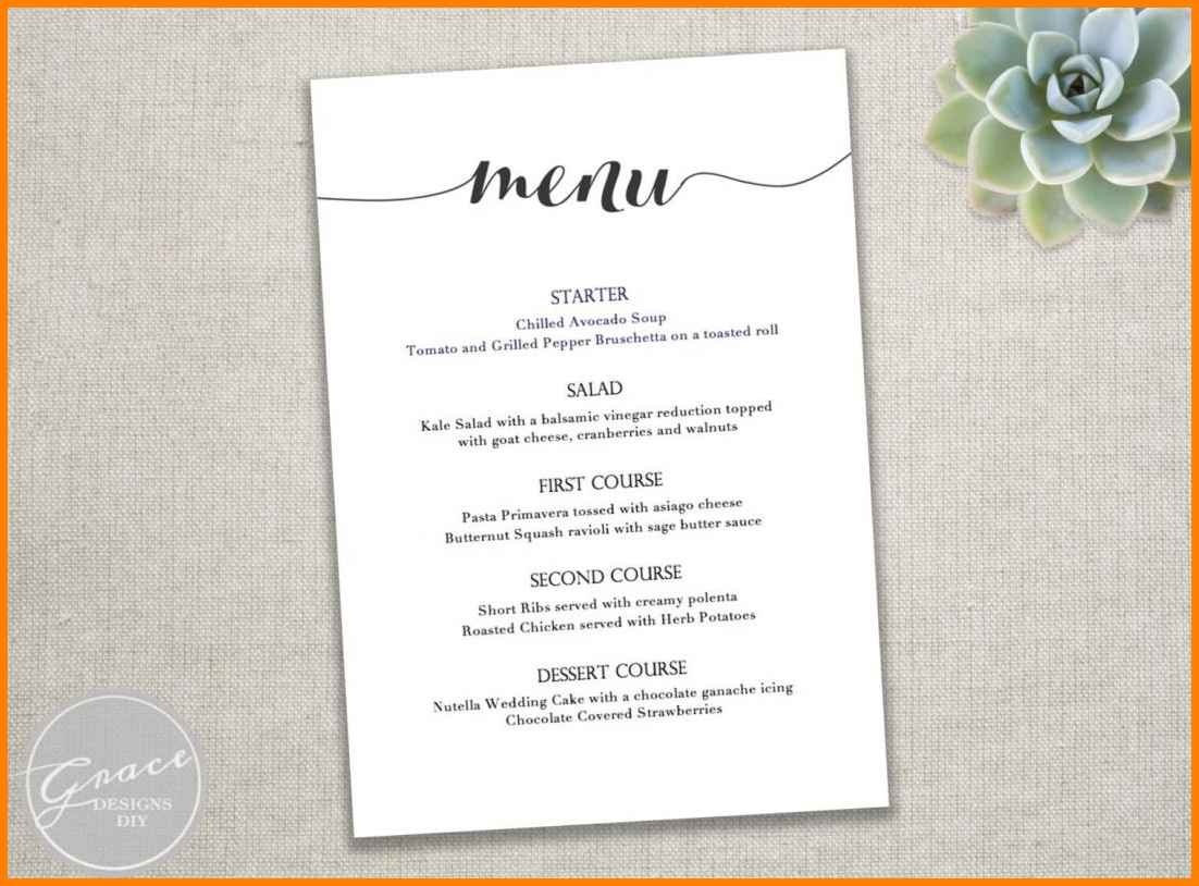 016 Template Ideas Free Printable Dinner Party Menu Marvelous - Free Printable Dinner Party Menu Template