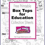10 Printable Box Tops For Education Collection Sheets | Box Tops   Free Printable Box Tops For Education