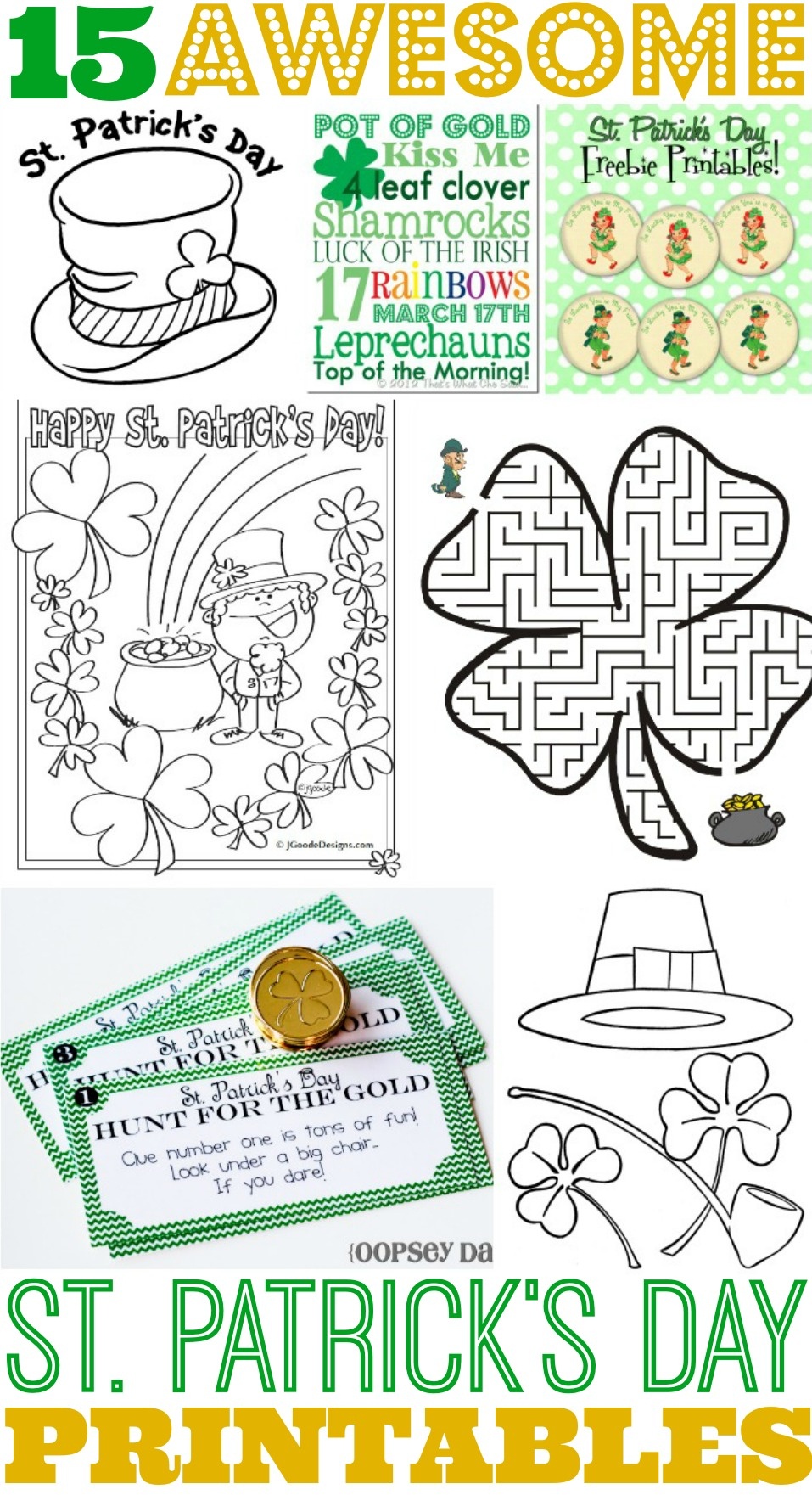 15 Awesome St. Patrick's Day Free Printables For Kids - Free Printable St Patrick&amp;#039;s Day Mazes