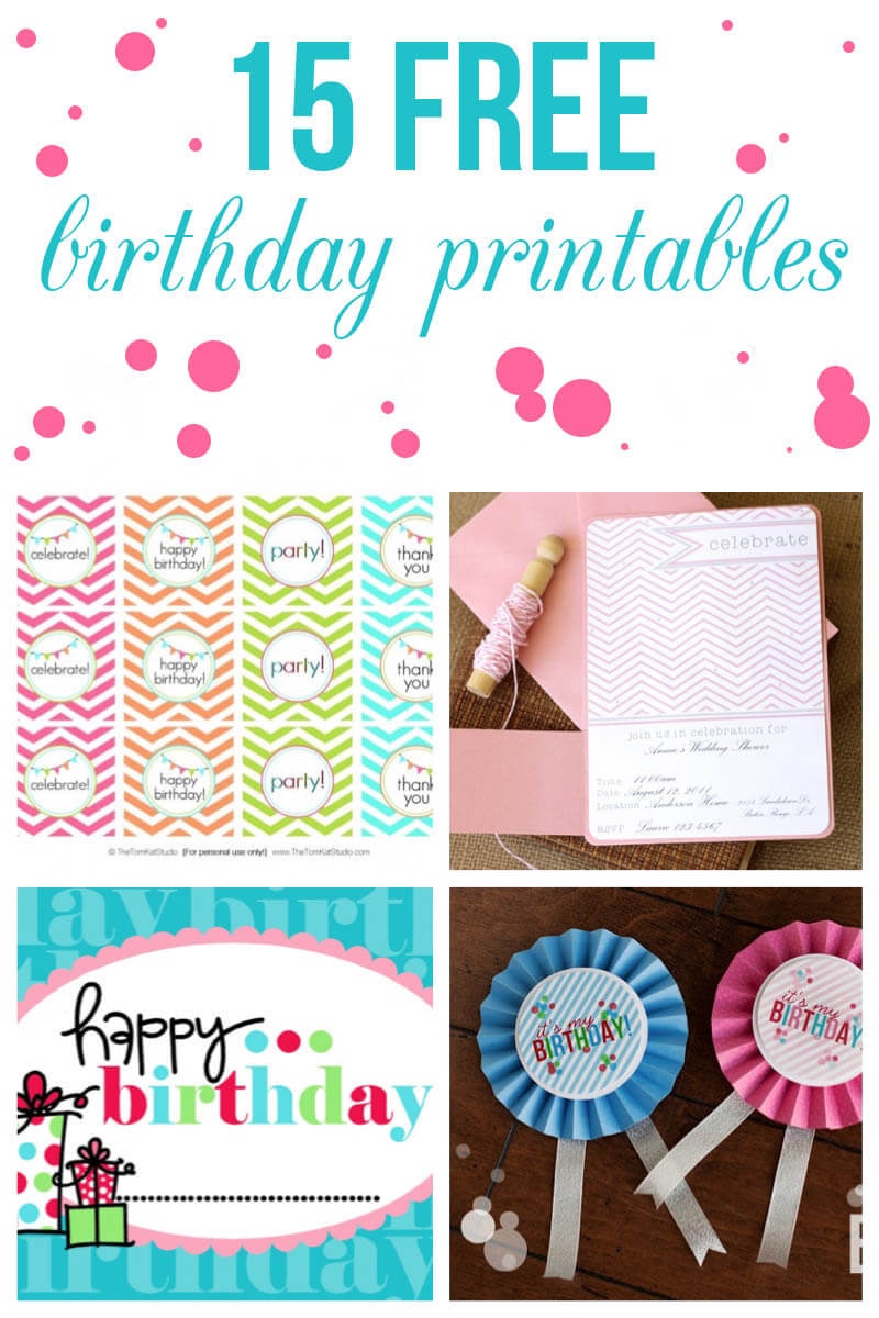 15 Free Birthday Printables - I Heart Nap Time - Free Printable Party Signs