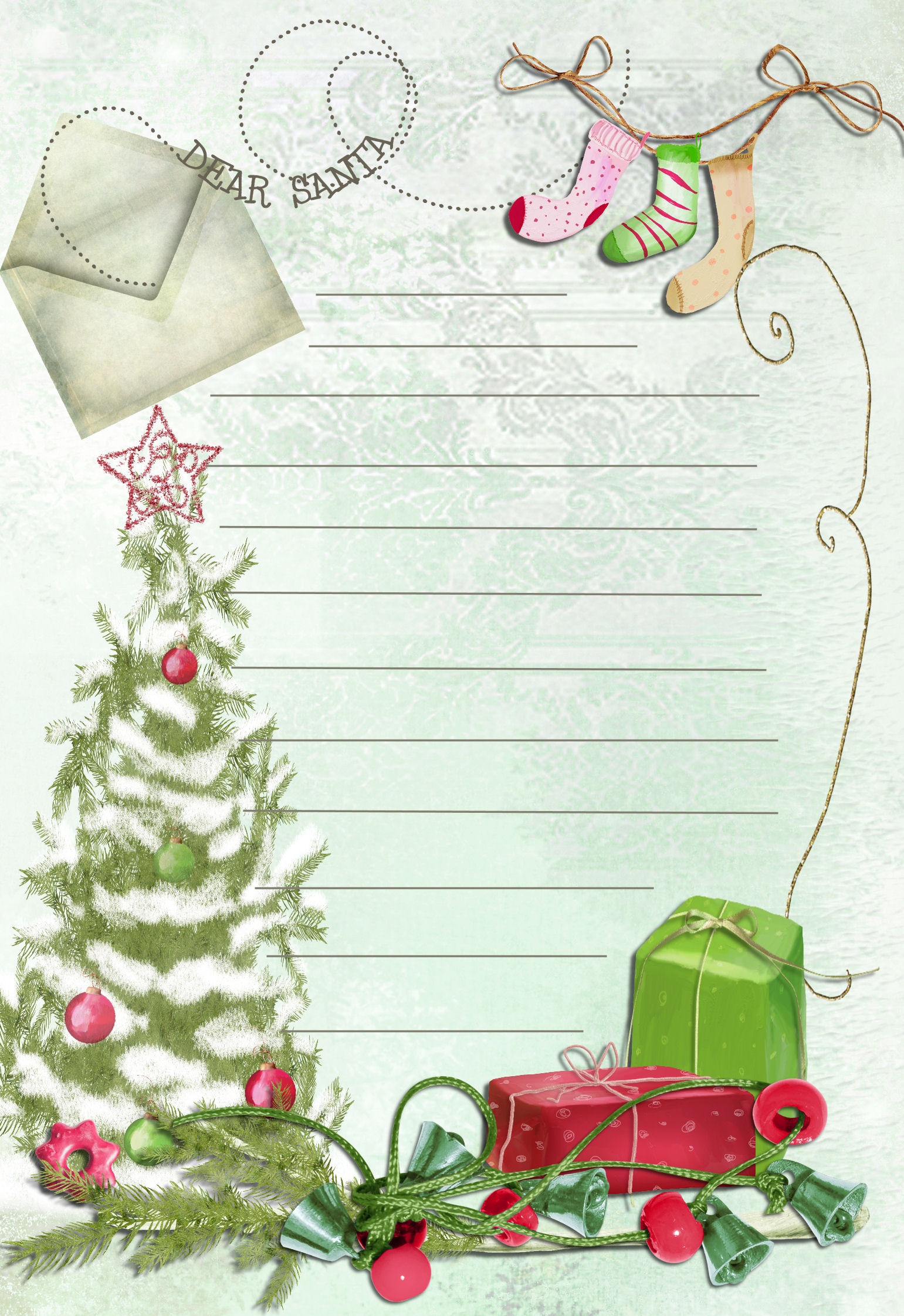 19 Free Printable Christmas Letter Templates Images - Free Printable - Free Printable Christmas Letters