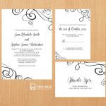 25 Free Printable Wedding Invitations   Free Printable Rsvp Cards