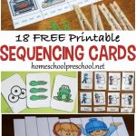 3 Step Sequencing Cards Free Printables For Preschoolers   Free Printable Sequencing Worksheets For Kindergarten