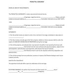 30+ Prenuptial Agreement Samples & Forms ᐅ Template Lab   Free Printable Prenuptial Agreement Form