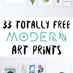 33 Totally Free Modern Art Printables For Your Home | *all Things   Free Printable Artwork For Home