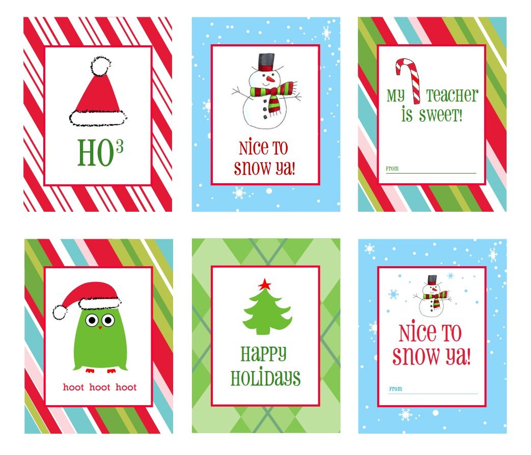 39 Sets Of Free Printable Christmas Gift Tags - Christmas Labels Free Printable Templates