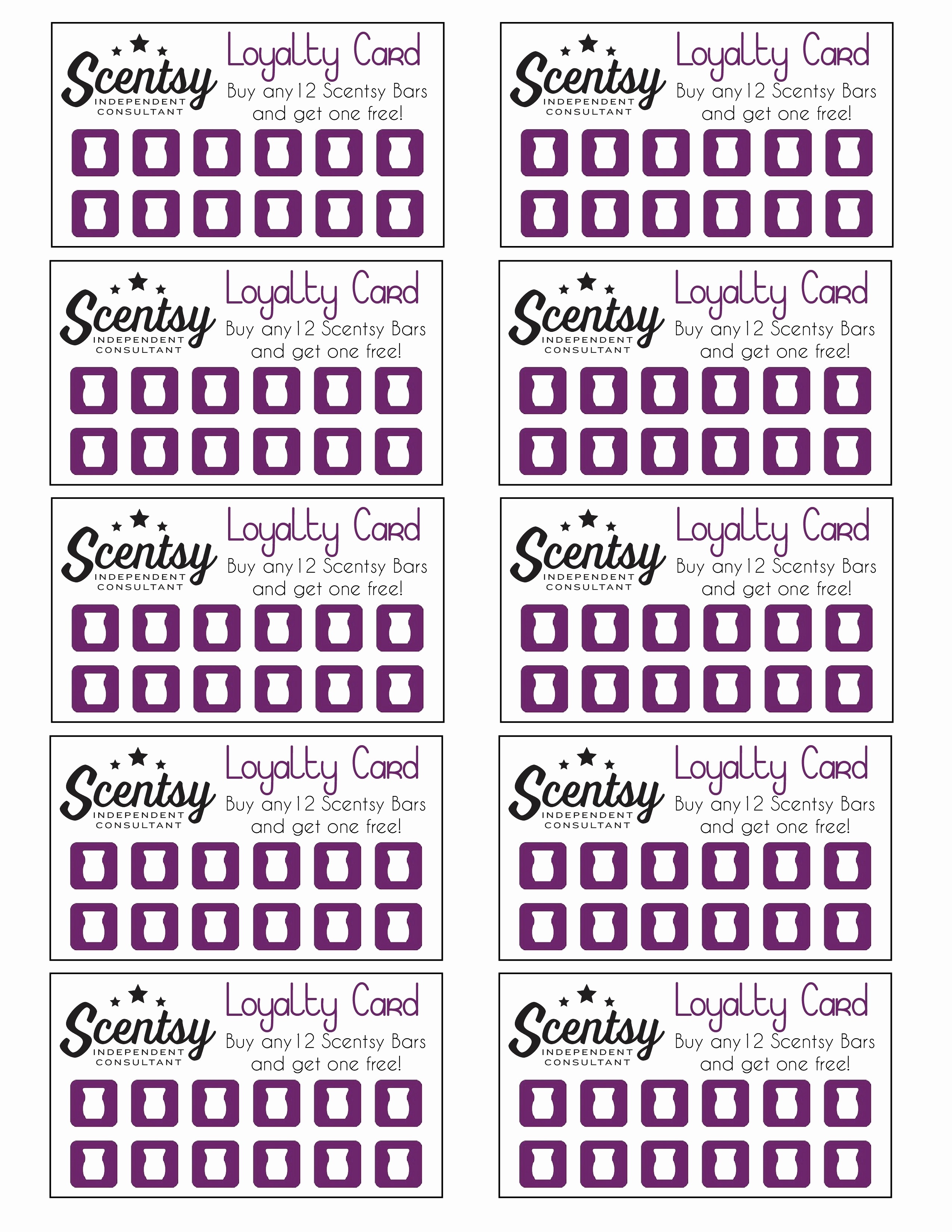 Free Printable Scentsy Business Cards Free Printable