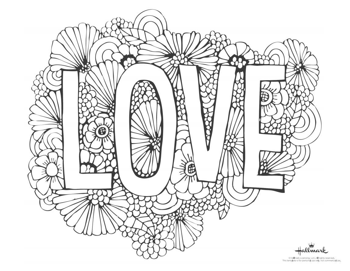 543 Free Printable Valentine s Day Coloring Pages Hallmark Free Printable Fathers Day Cards