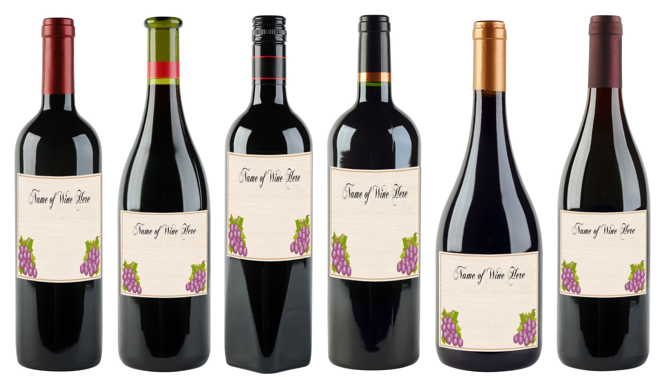 Printable Wine Label Template Free