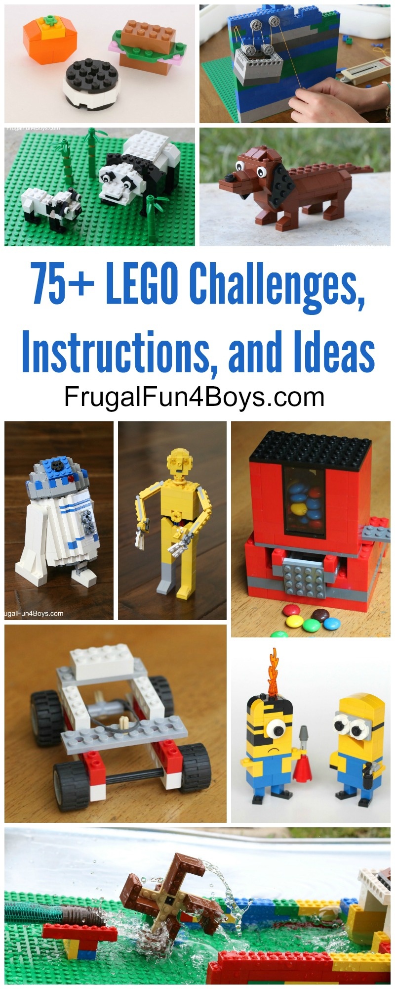 75+ Lego Building Projects For Kids - Frugal Fun For Boys And Girls - Free Printable Lego Instructions