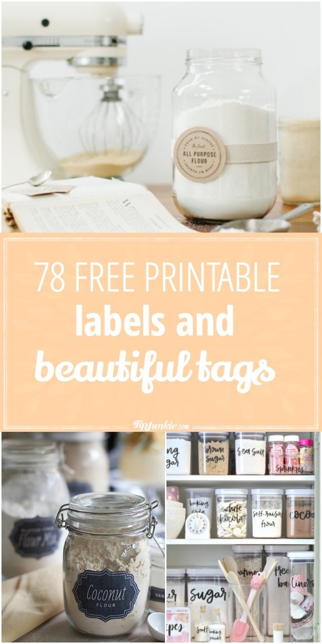 78 Free Printable Labels And Beautiful Tags – Tip Junkie - Free Printable Price Labels