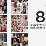 8 Free Photoshop Collage Templates   Creativetacos   Free Printable Photo Collage Template