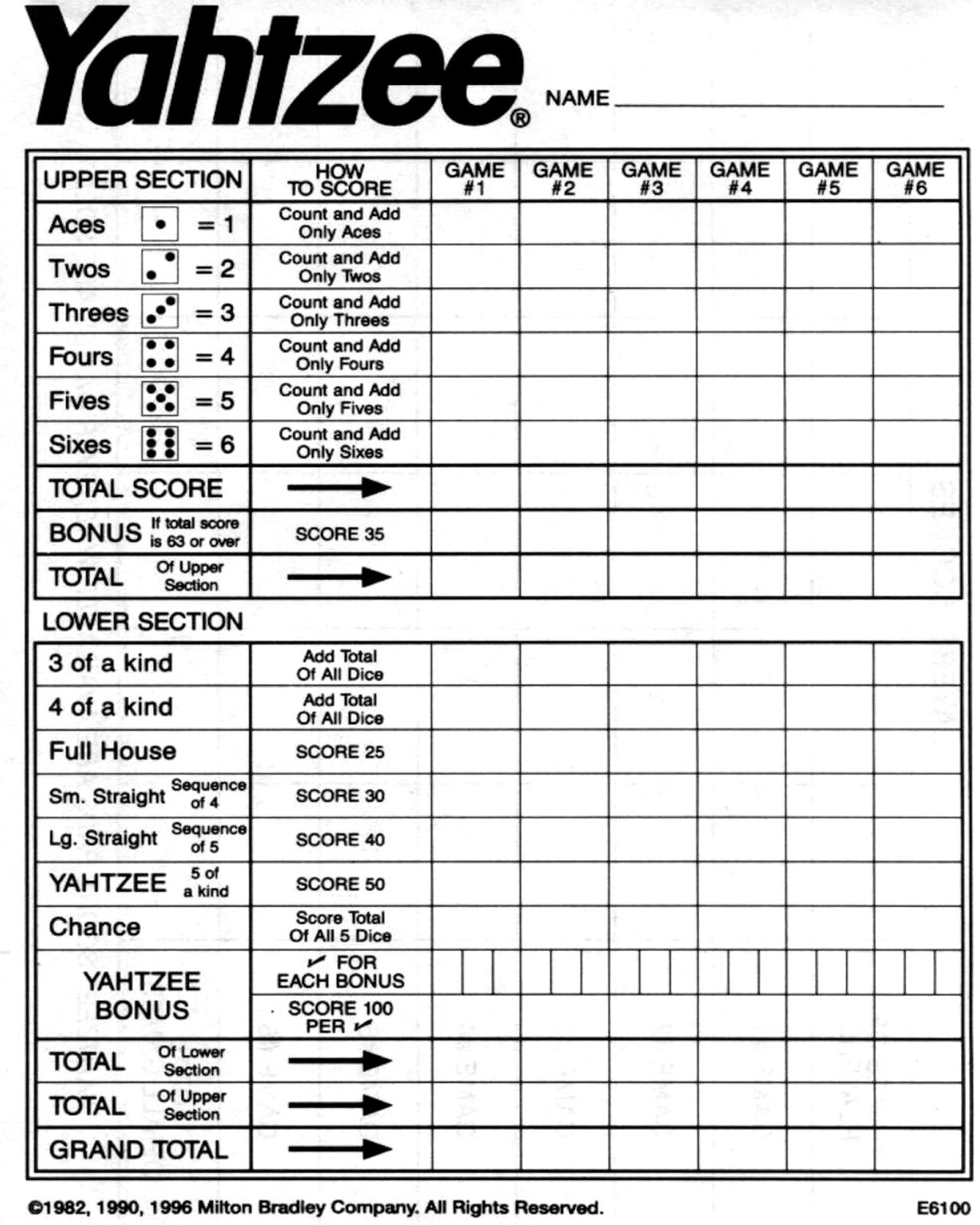 yahtzee online printable yahtzee score sheet free printable yahtzee