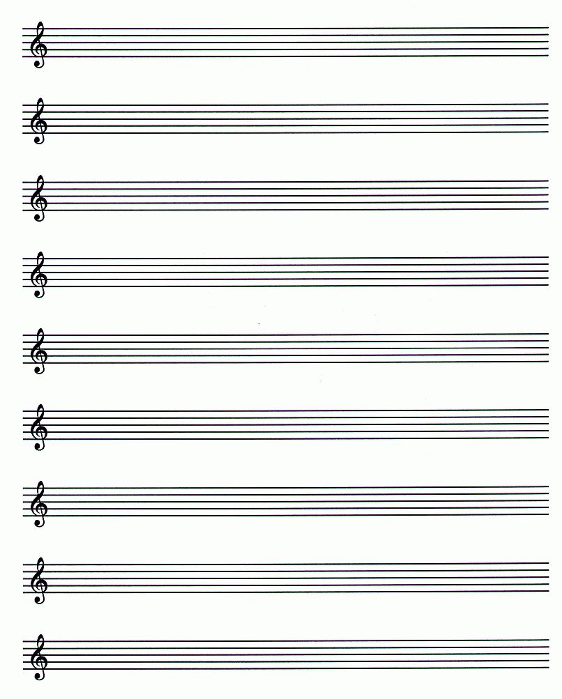 Free Printable Blank Sheet Music Free Printable