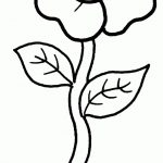 A Single Flower   Free Printable Coloring Pages  For When They Want   Free Printable Flowers