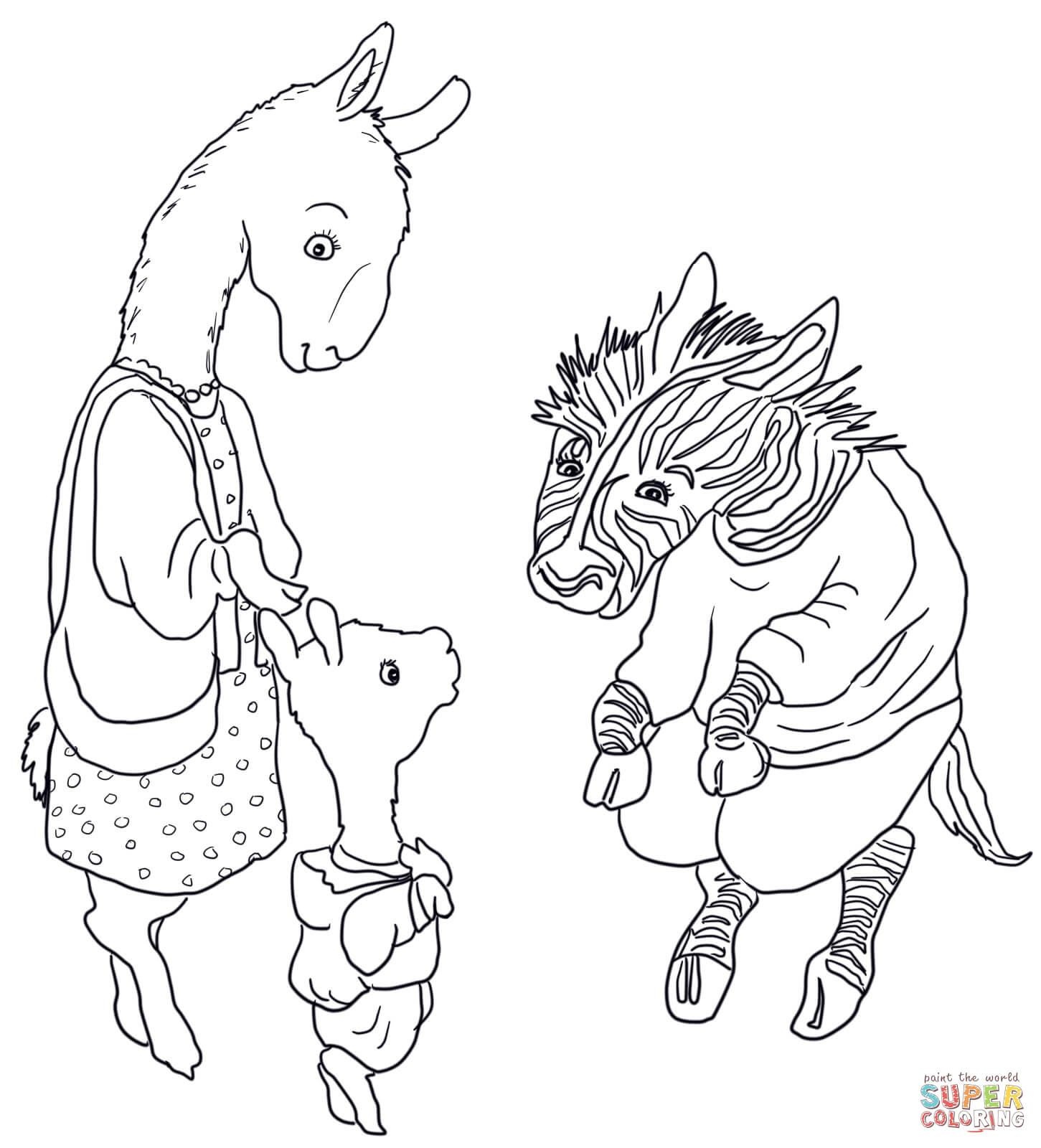 Adult Llama Llama Red Pajama Coloring Page Printable Pages Meets The - Free Printable Pajama Coloring Pages