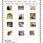 African Animals Worksheet   Free Esl Printable Worksheets Made   Free Printable Worksheets On Africa