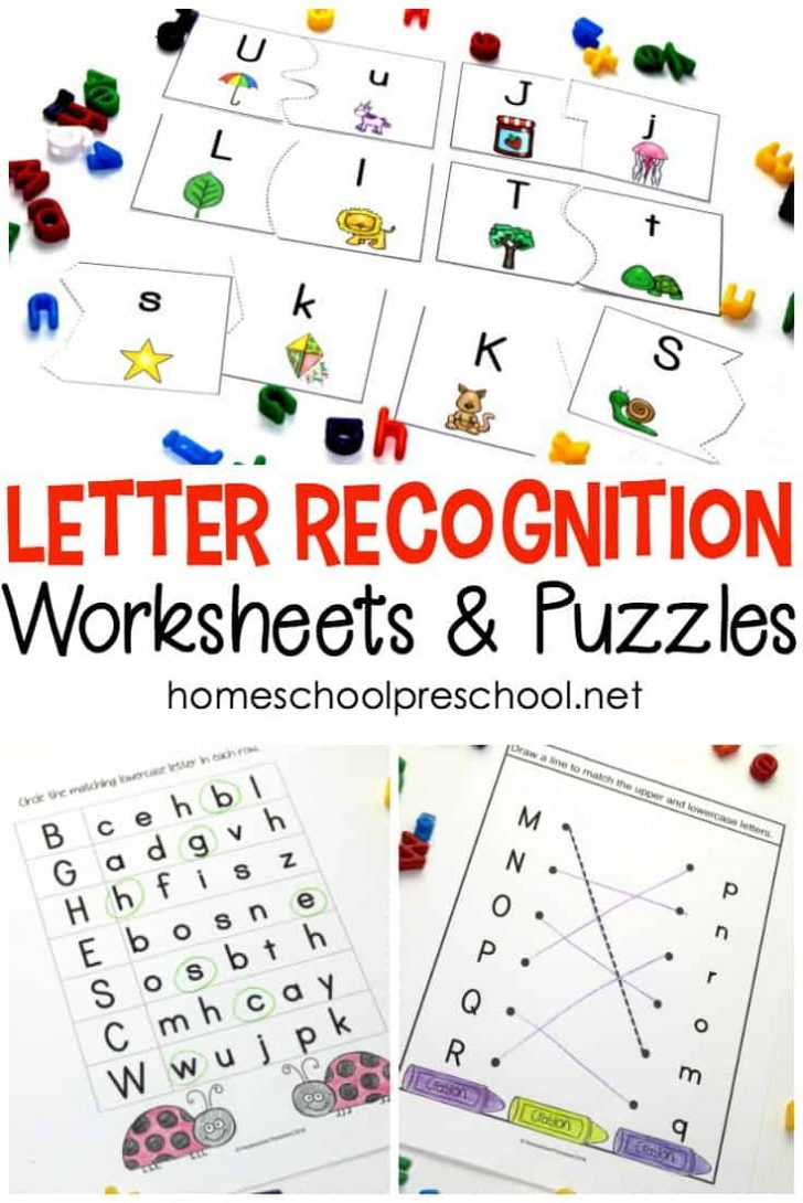 Free Printable Letter Recognition Worksheets
