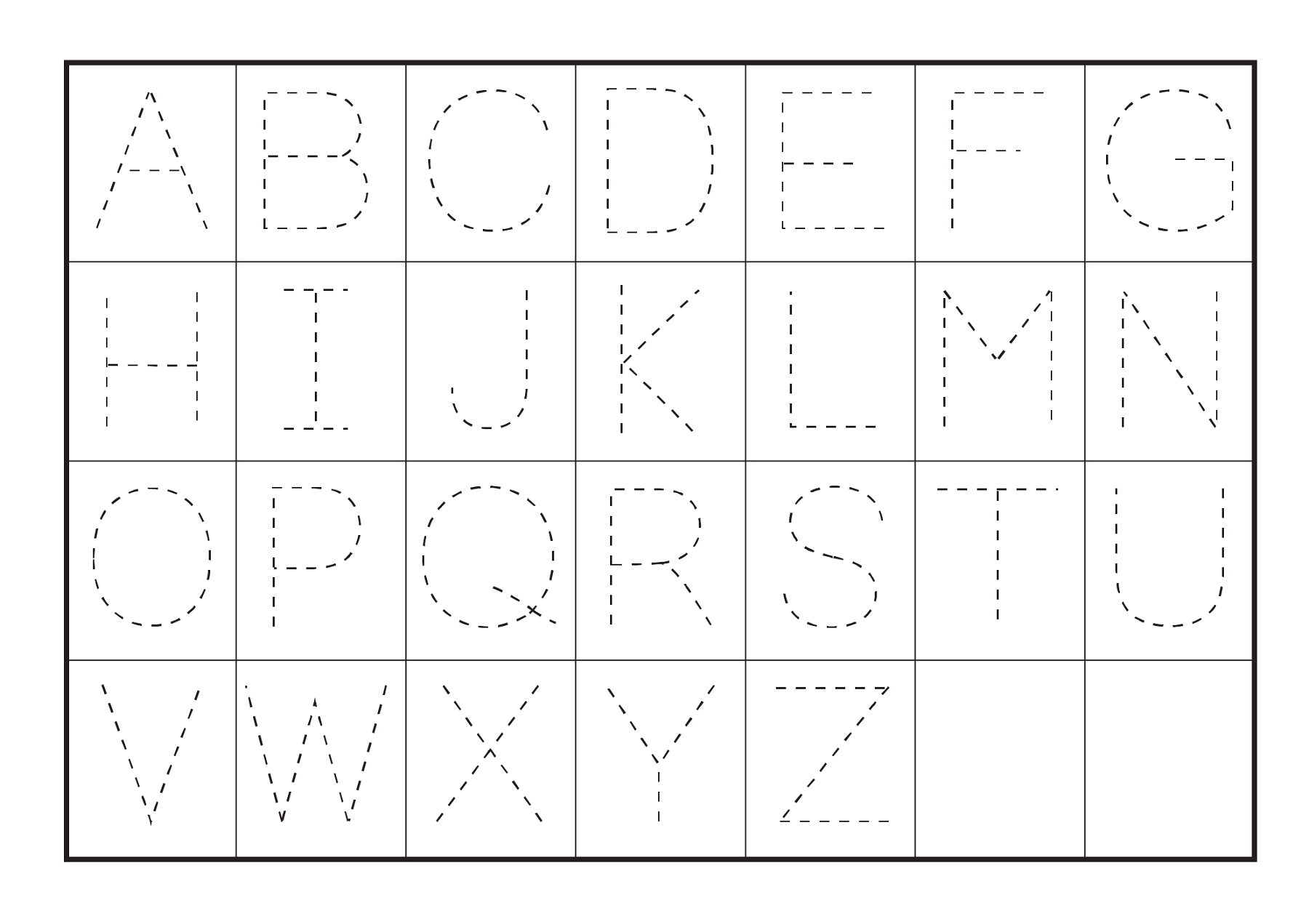 Tracer Pages For Names Activity Shelter Free Printable Preschool