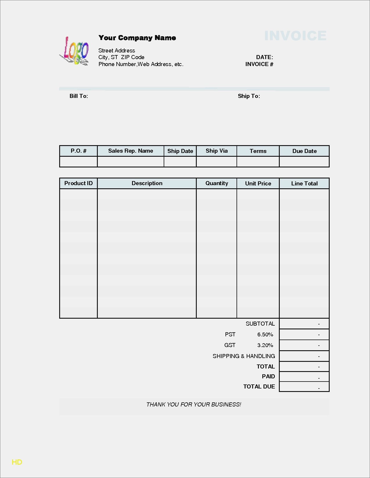 Auto Repair Template New 023 Free Printable Auto Repair Invoice - Free Printable Auto Repair Invoice Template