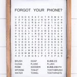 Bathroom Word Search Svg & Print   3 Free Versions   Free Printable Do Not Flush Signs