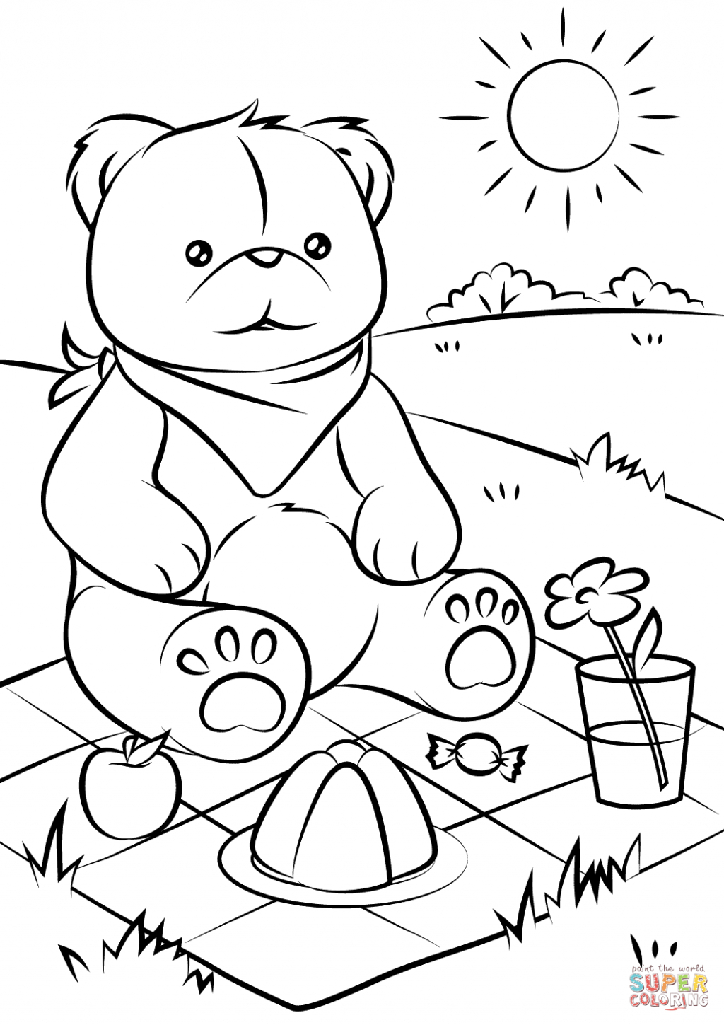 Bear Coloring Pages Coloring Pages Teddy Bear Coloring Sheet Adult - Teddy Bear Coloring Pages Free Printable