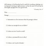 Bible Study Worksheet | Forms For Download | Organize :: Planner   Free Printable Bible Studies For Men