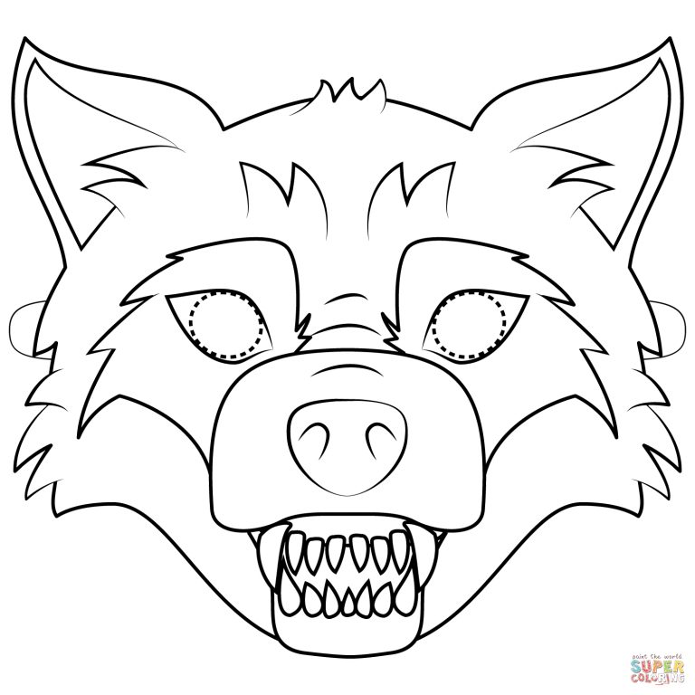 big-bad-wolf-mask-coloring-page-free-printable-coloring-pages-free-printable-wolf-mask