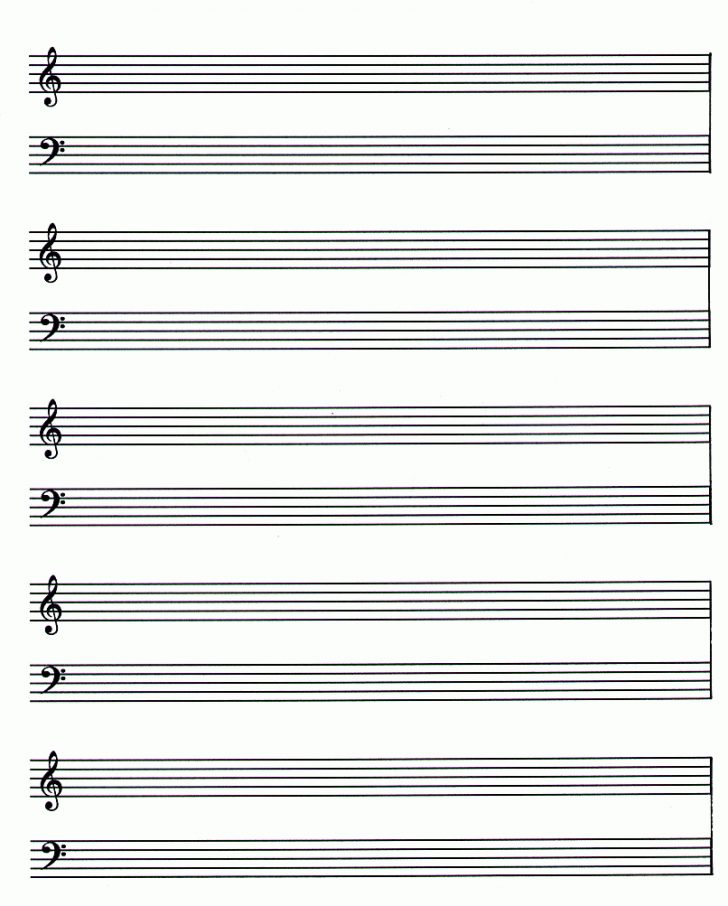 Free Printable Blank Sheet Music