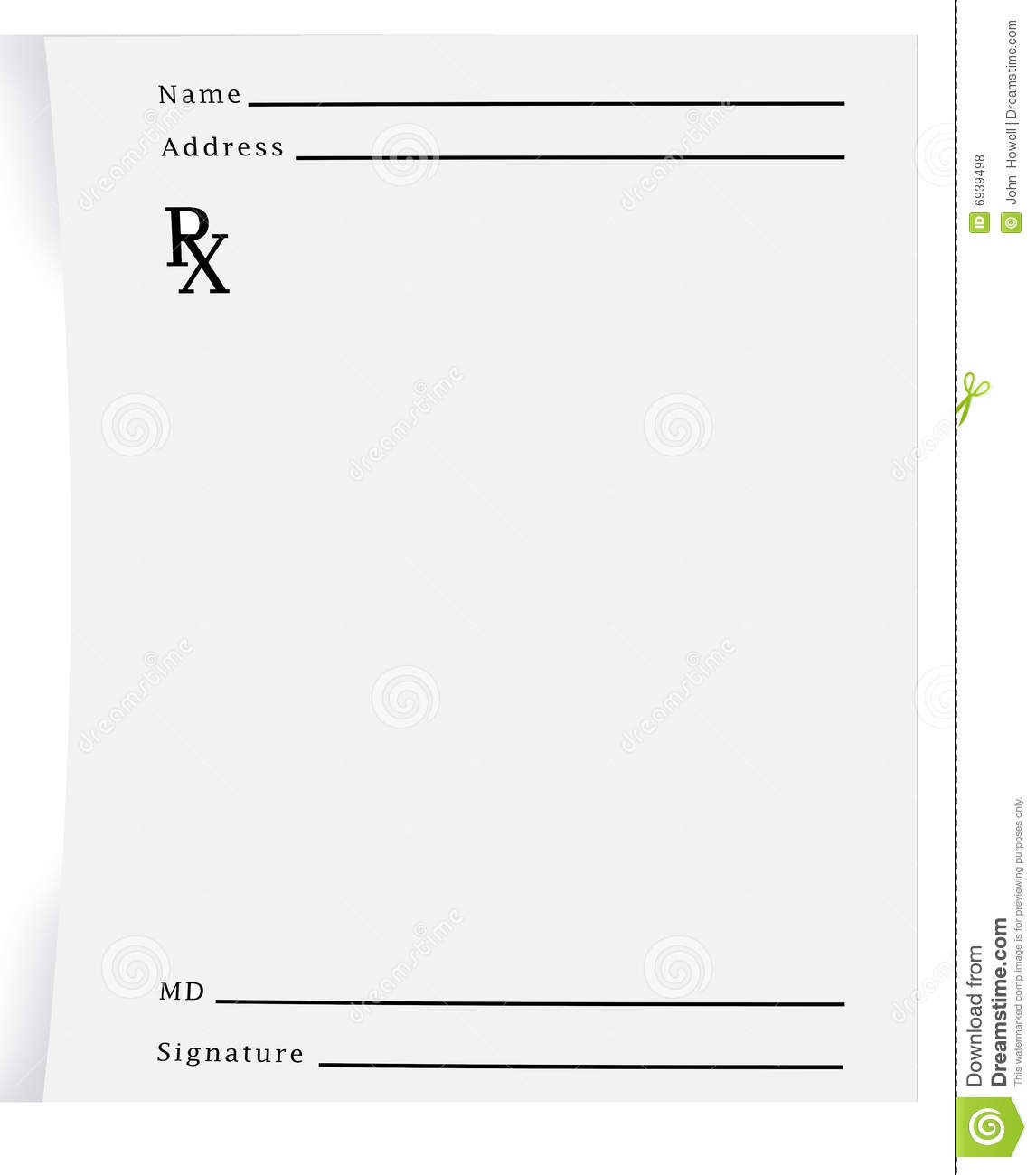 Blank Prescription Pad - Kaza.psstech.co - Free Printable Prescription Pad