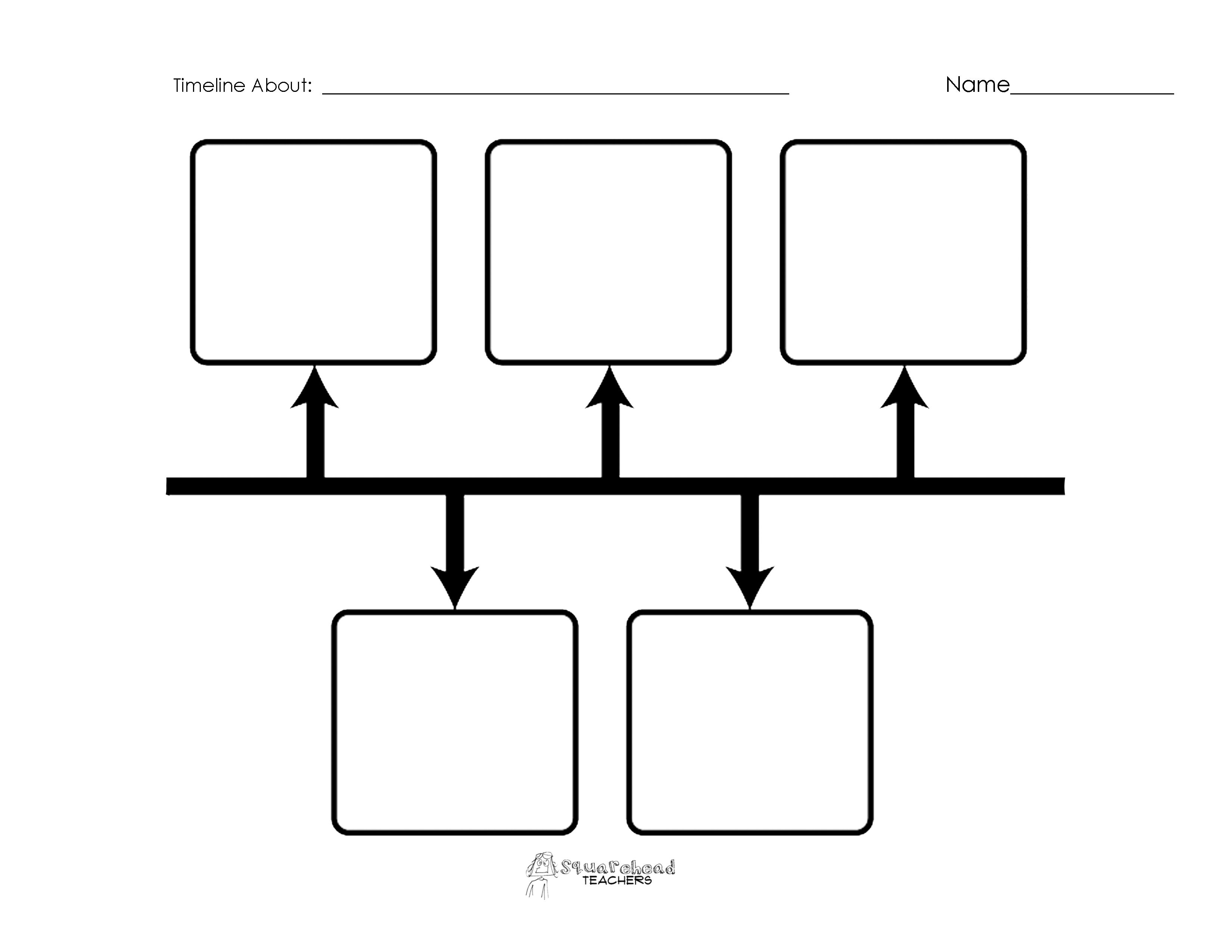 Blank Timelines-Great For Social Studies | Teacher Stuff | Graphic - Free Blank Timeline Template Printable