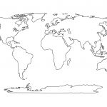 Blank World Map Printable | Social Studies | World Map Stencil   Free Printable Blank World Map Download