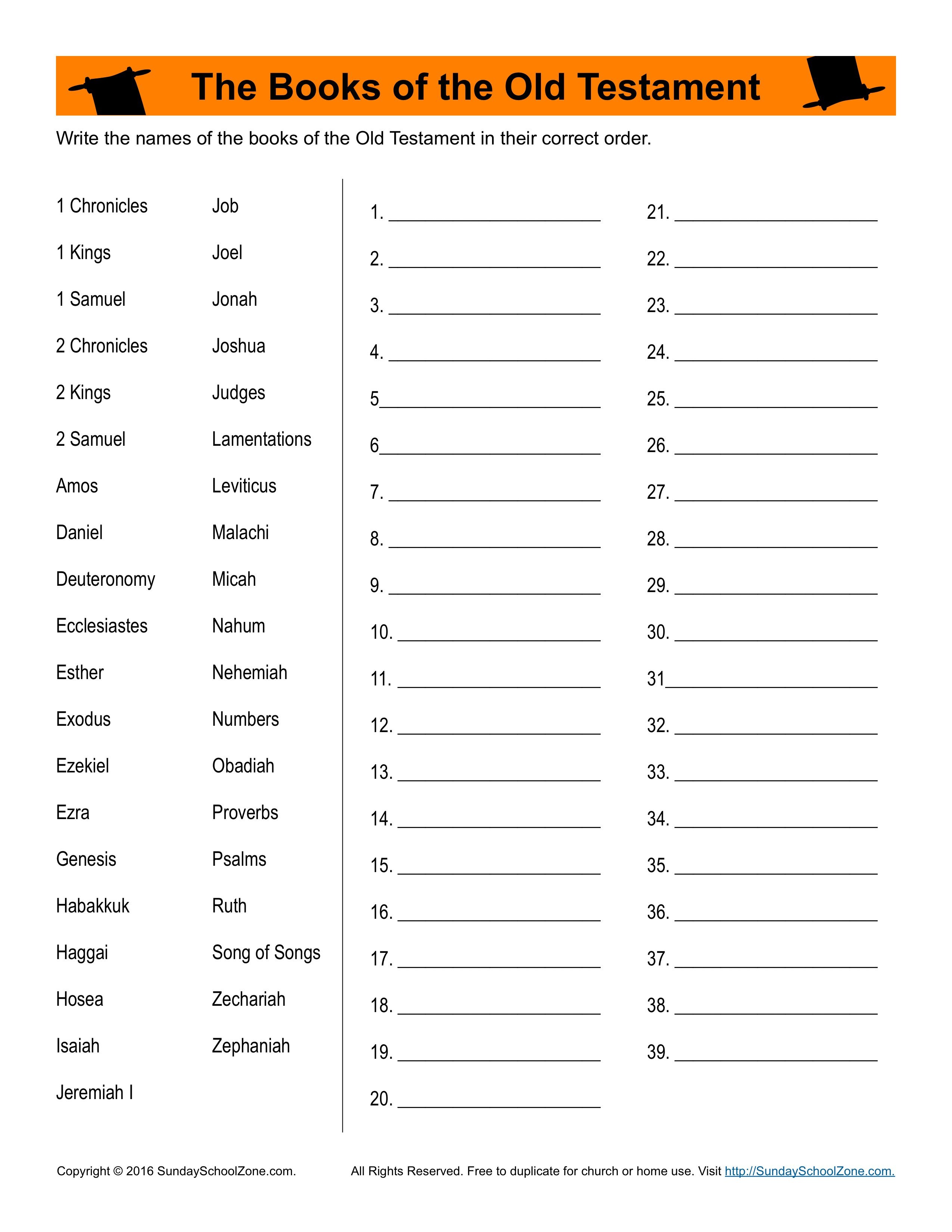 Free Printable Bible Games For Youth