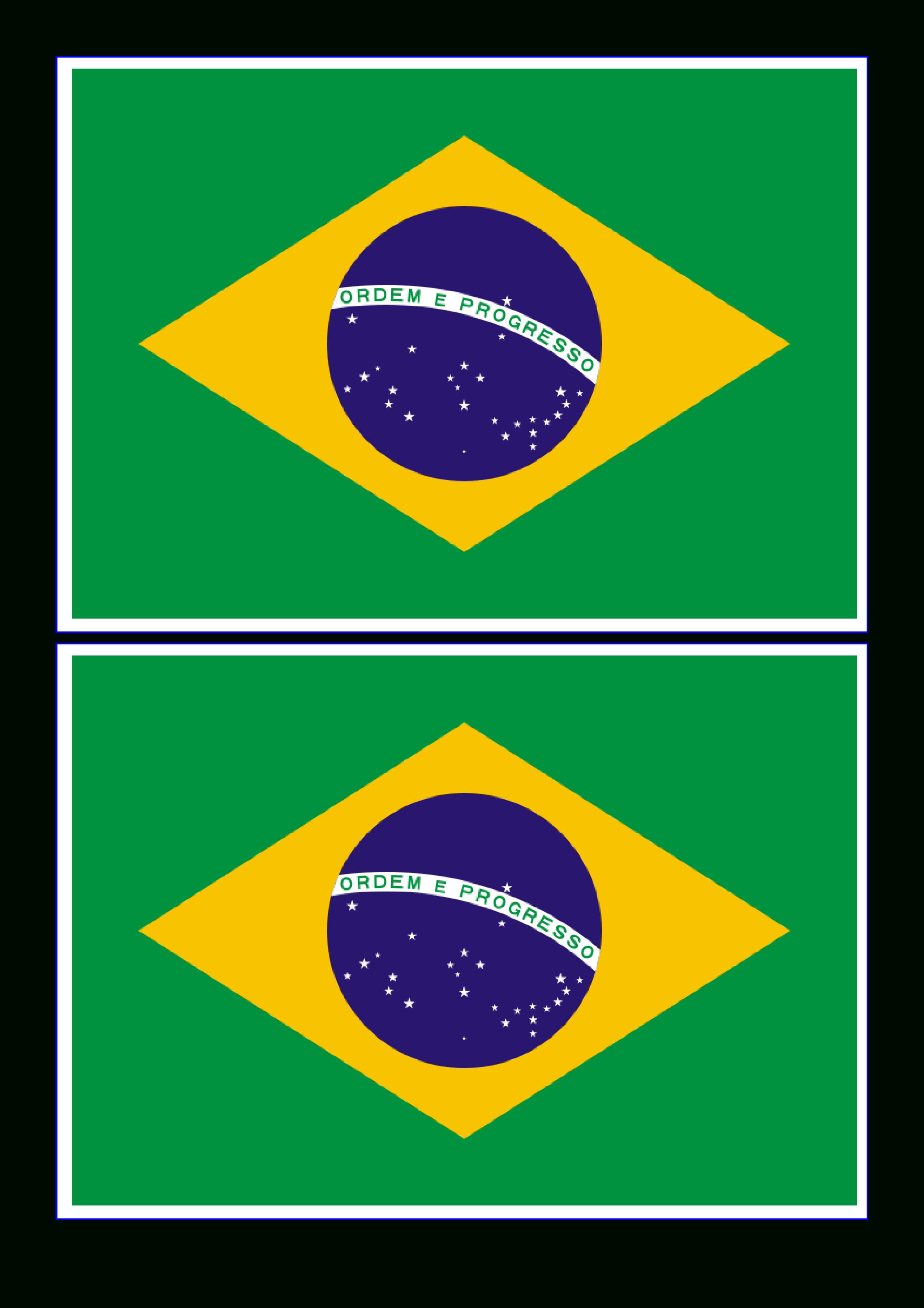 Free Printable Brazil Flag Printable Templates
