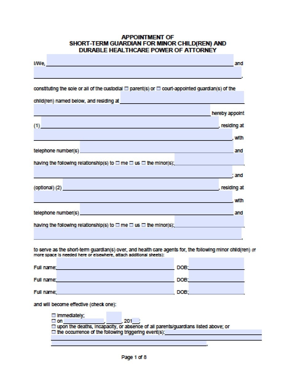 Free Printable Legal Forms California Printable Forms Free Online