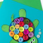 Cd And Button Turtle Craft | Preschool Pond Theme | Turtle Crafts   Free Printable Button Templates