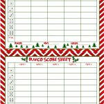 Christmas Bunco Score Sheets Free | Bunco | Bunco Score Sheets   Free Printable Bunco Game Sheets
