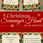Christmas Scavenger Hunt With Free Printable Clues   Easy Peasy Pleasy   Free Printable Christmas Treasure Hunt Clues