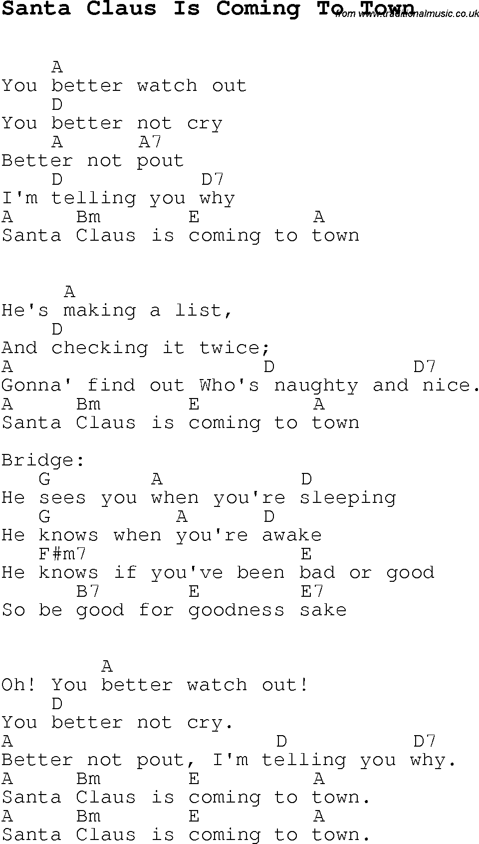 Song Lyrics With Guitar Chords For Helpless 27F