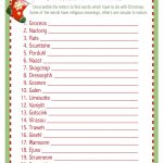 Christmas Word Scramble (Free Printable)   Flanders Family Homelife   Holiday Office Party Games Free Printable