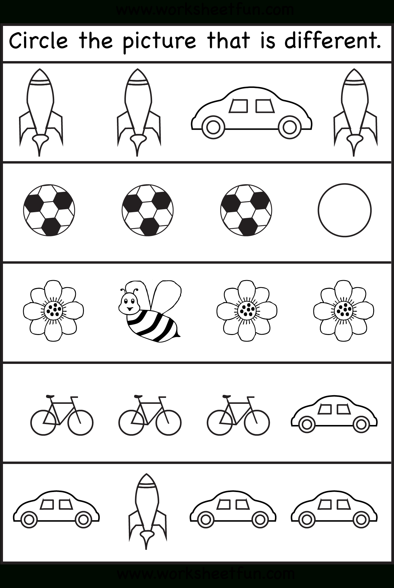 Size Worksheets Bigger Smaller Or The Same Size Free Printable  Size Worksheets Bigger Smaller Or The Same Size Free Printable