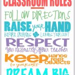 Class Rules Free Printable | Printables | Classroom Rules, Classroom   Free Printable Posters For Teachers
