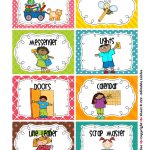 Cleaning Classroom Clipart | Classroom Job Chart | Classroom Helpers   Free Printable Classroom Helper Signs
