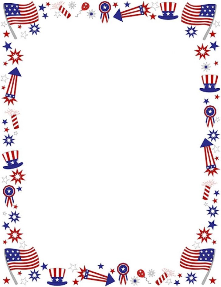 Free Printable 4Th Of July Stationery