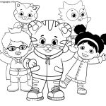 Coloring Ideas : Coloring Ideas Pages Daniel Tiger With Image Free   Free Printable Daniel Tiger Coloring Pages