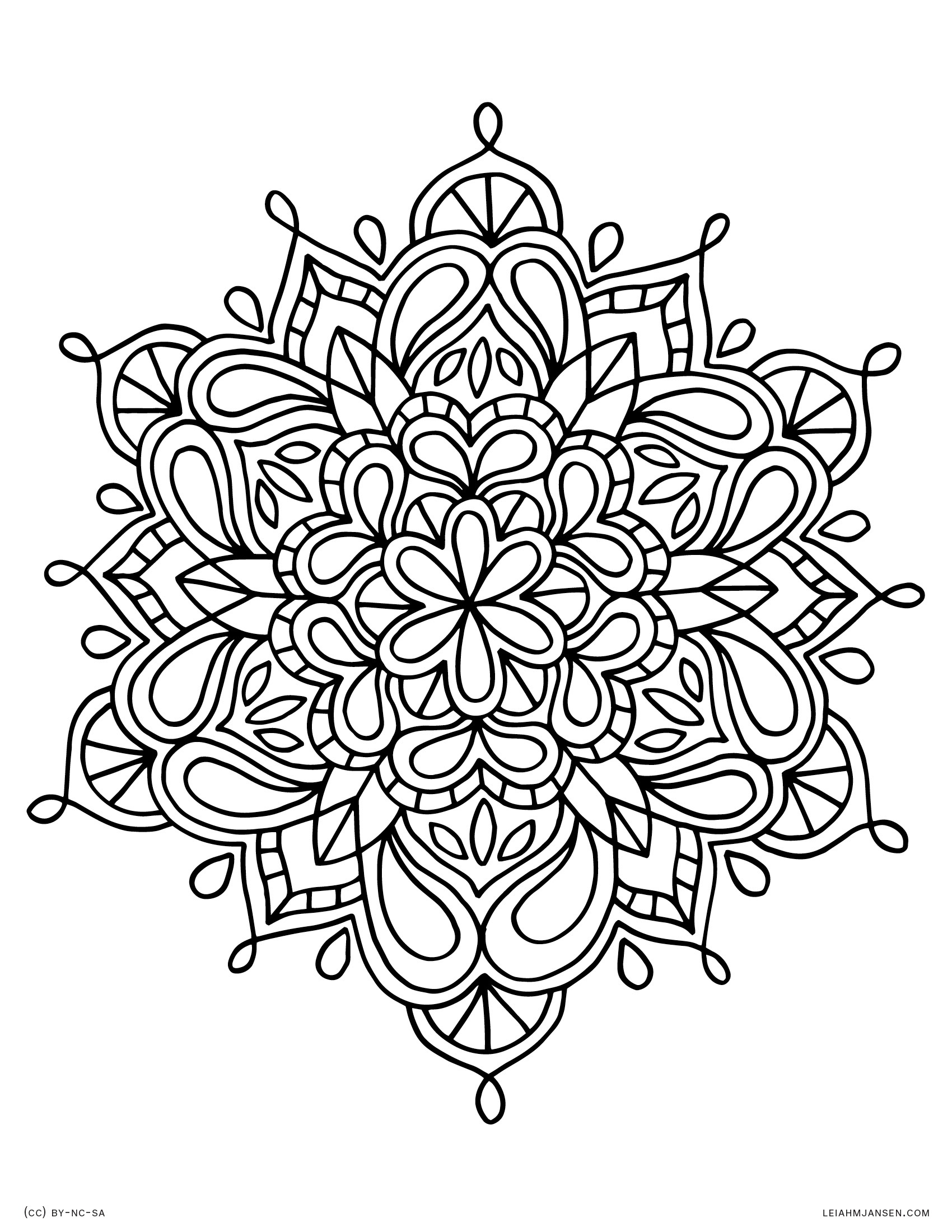 Coloring Pages - Free Printable Mandala Coloring Pages For Adults