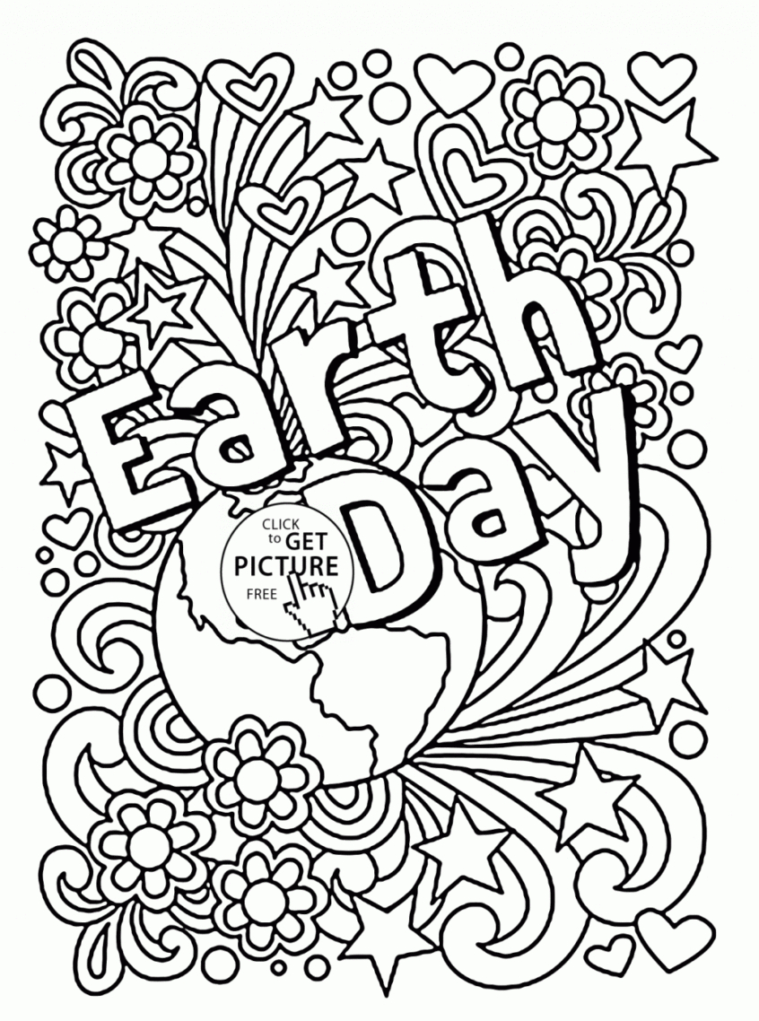Coloring Pages Ideas: Coloring Pages Celebration Earth Day Page For - Earth Coloring Pages Free Printable