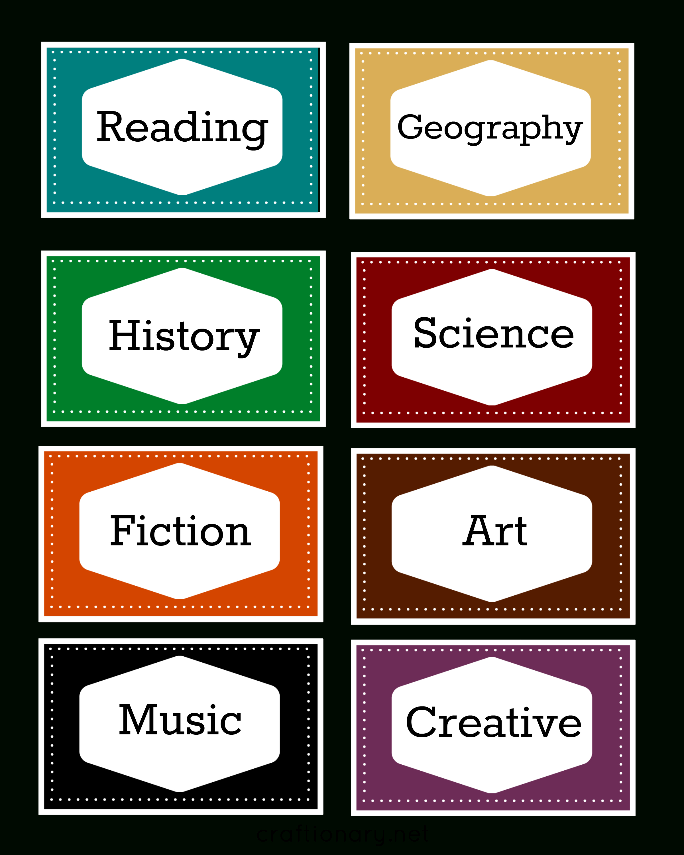 organize your classroom library free genre bin labels