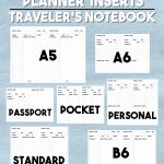 Creative Project Planner Inserts | Free Downloads | Project Planner   Free Printable Traveler's Notebook Inserts